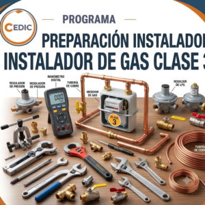preparación instalador de gas clase 3